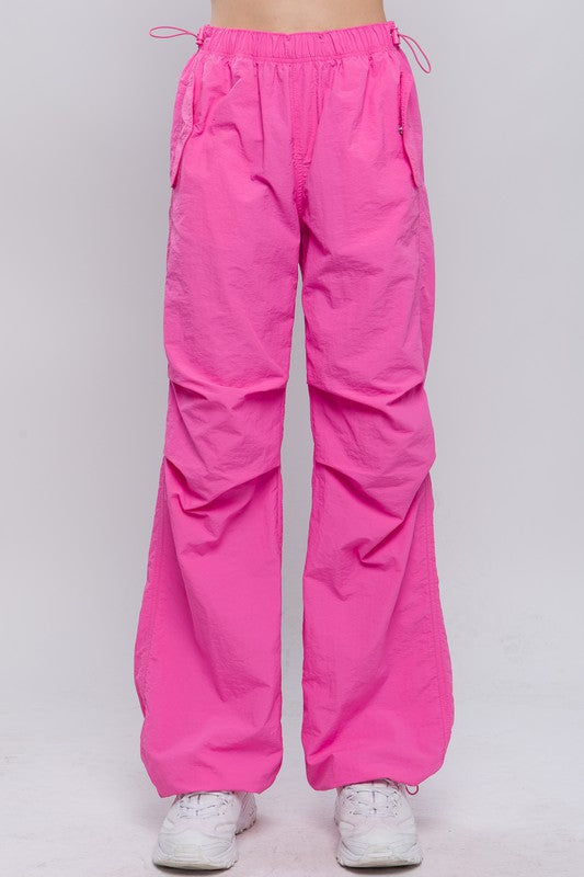PINK Cargo Parachute Pants – Mi Bonita Boutique LLC